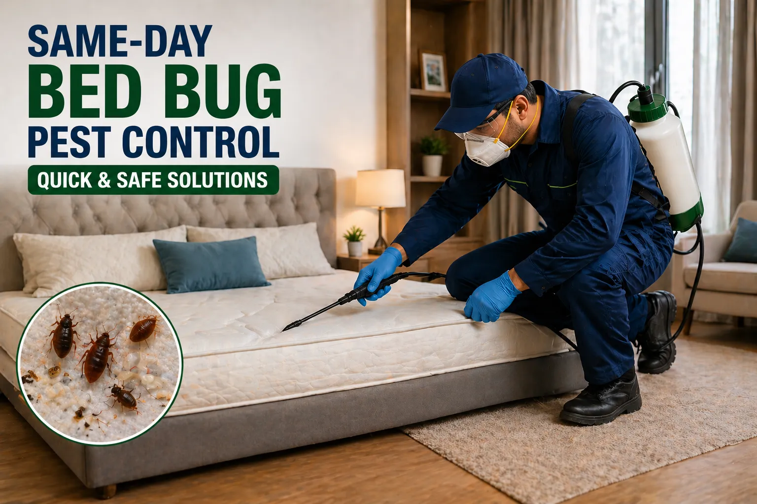 Same-Day Bed Bug Pest Control in Ahmedabad – Quick &amp; Safe Solutions
