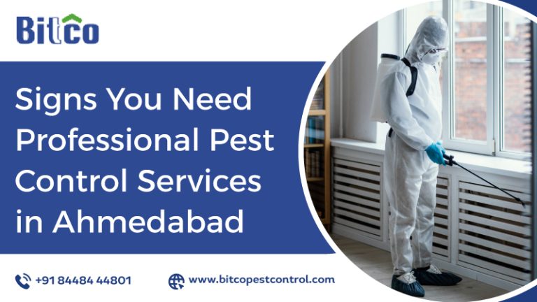 Signs You Need Professional Pest Control Services in Ahmedabad